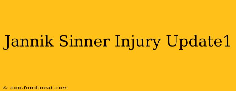 Jannik Sinner Injury Update1